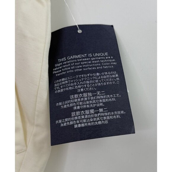 NWT Women's GAP 100% Cotton Ivory Frost Straight Leg Crop Pants Sz M Normcore‎ - Picture 4 of 11